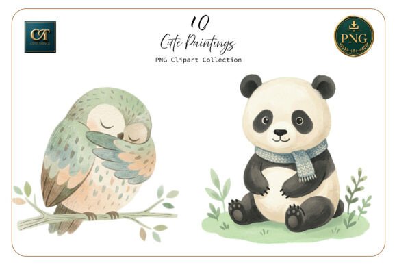 Download Cute Panda and Its Animal Friends. - Friends Collection