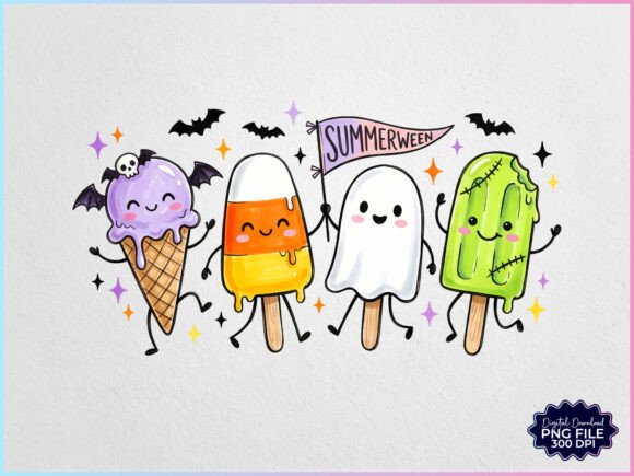 Download Summerween Friends Halloween Ice Cream - Friends Collection