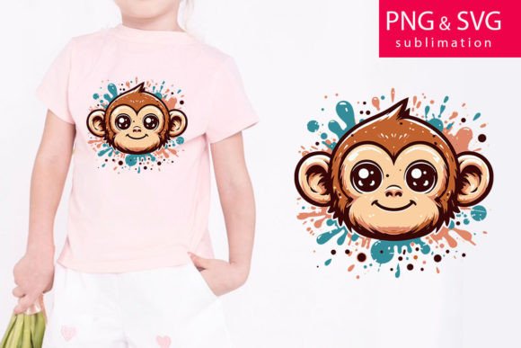 Download Monkey Svg,eps,png,clipart,sublimation - Monkey svg Collection