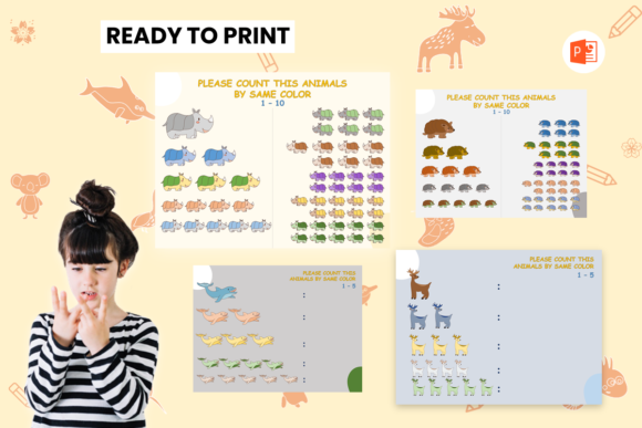 Download Couting Numbers Animal Book Deer Friends - Friends Collection